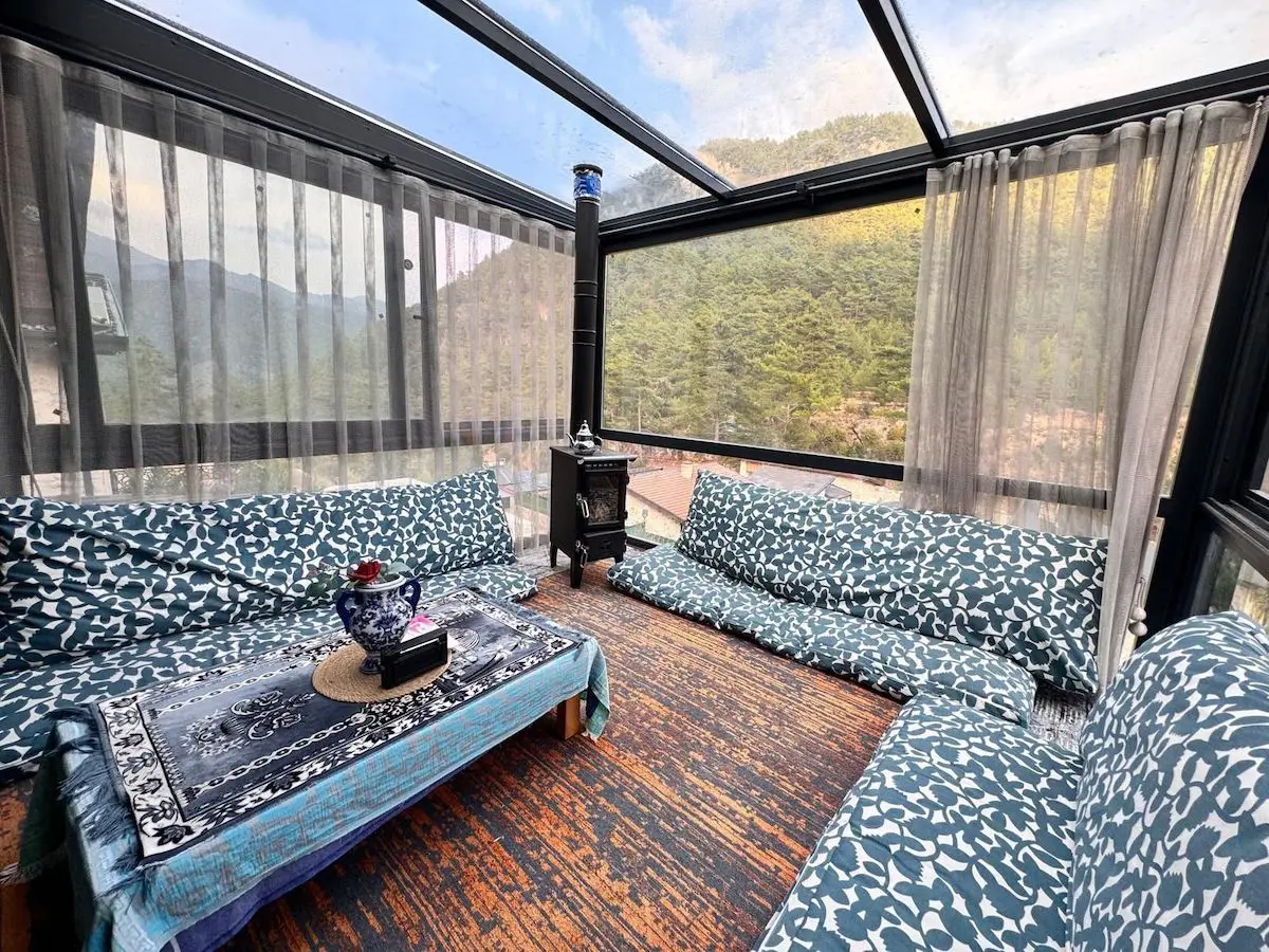Winter terrace